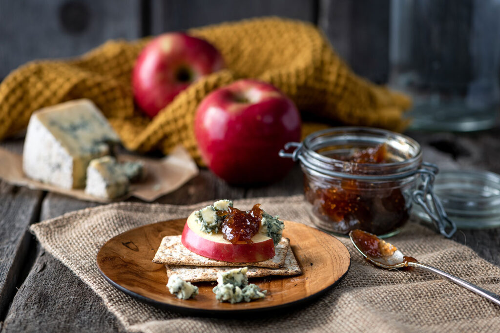 Fuji Apple and Cheese Pairing
