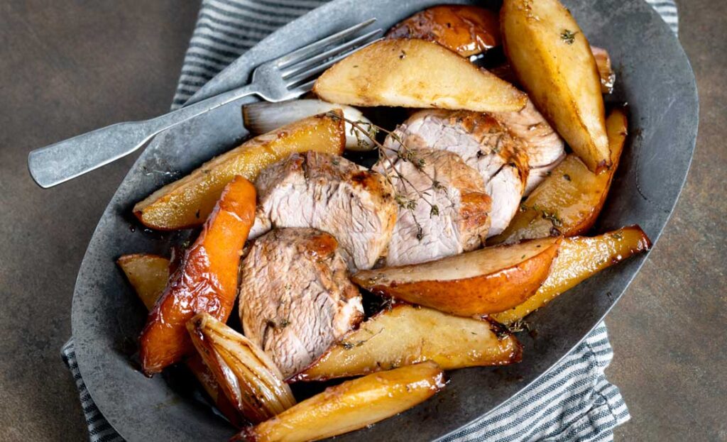 Pork Tenderloin with Pears